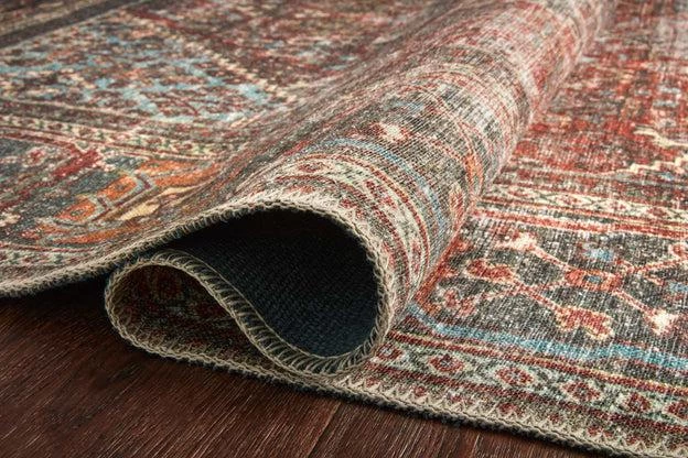 Loloi Rugs Loren Collection - LQ-13 Brick/Midnight