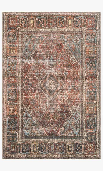 Loloi Rugs Loren Collection - LQ-13 Brick/Midnight