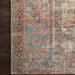 Loloi Rugs Loren Collection - LQ-15 Terracotta/Sky