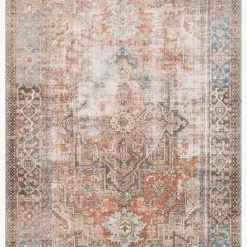Loloi Rugs Loren Collection - LQ-15 Terracotta/Sky