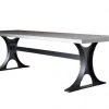 Organic Restoration Hour Glass Dining Table