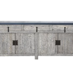 Organic Restoration Concrete And Reclaimed Elm Buffet