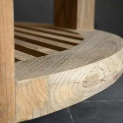 Organic Restoration Furniture Concrete & Reclaimed Teak Cocktail Table