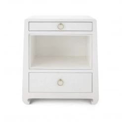Bungalow 5 - Ming 2-Drawer Side Table In White