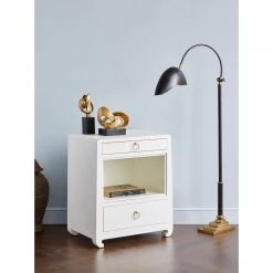 Bungalow 5 - Ming 2-Drawer Side Table In White