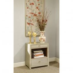 Bungalow 5 - Ming 2-Drawer Side Table In Sage Green