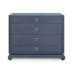 Bungalow 5 - Ming Large 4-Drawer In Navy Blue