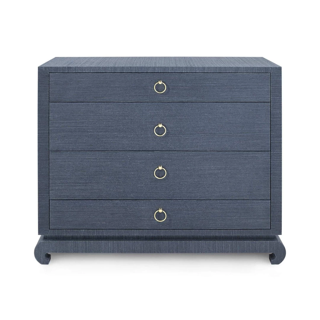 Bungalow 5 - Ming Large 4-Drawer In Navy Blue