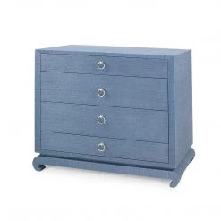 Bungalow 5 - Ming Large 4-Drawer In Navy Blue