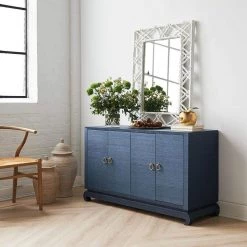 Bungalow 5 - Meredith 4-Door Cabinet In Navy Blue