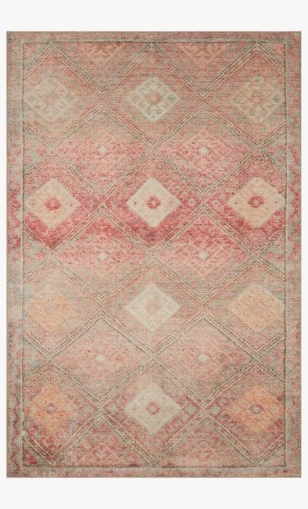 Loloi Rugs Justina Blakeney Malik Rug Collection - MAL-01 Dove/Sunset