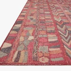 Loloi Rugs Justina Blakeney Malik Rug Collection - MAL-07 Fuchsia/Multi