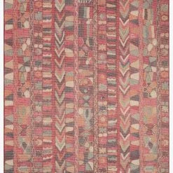 Loloi Rugs Justina Blakeney Malik Rug Collection - MAL-07 Fuchsia/Multi