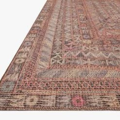 Loloi Rugs Justina Blakeney Malik Rug Collection - MAL-05 Graphite/Fiesta