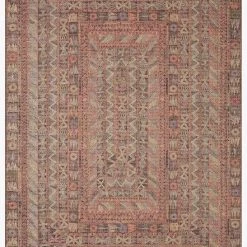 Loloi Rugs Justina Blakeney Malik Rug Collection - MAL-05 Graphite/Fiesta