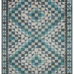 Loloi Rugs Justina Blakeney Malik Rug Collection - MAL-09 Ivory/Ocean