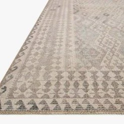 Loloi Rugs Justina Blakeney Malik Rug Collection - MAL-03 Ivory/Stone