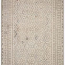 Loloi Rugs Justina Blakeney Malik Rug Collection - MAL-03 Ivory/Stone
