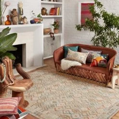 Loloi Rugs Justina Blakeney Malik Rug Collection - MAL-02 Natural/Multi