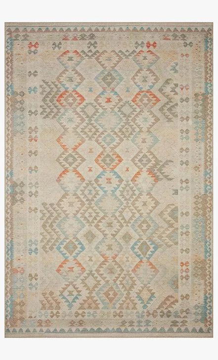 Loloi Rugs Justina Blakeney Malik Rug Collection - MAL-02 Natural/Multi