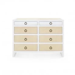 Bungalow 5 - Mallet 8-Drawer, White