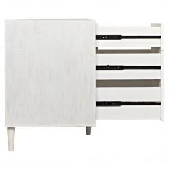 Noir Furniture Noir Morten 9 Drawer Dresser, White Wash Dressers