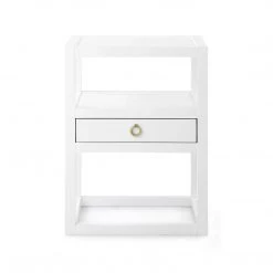 Bungalow 5 - Newport 1-Drawer Side Table In White