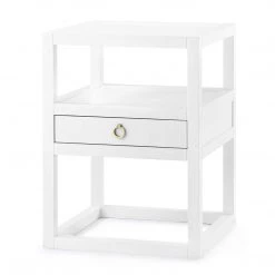 Bungalow 5 - Newport 1-Drawer Side Table In White