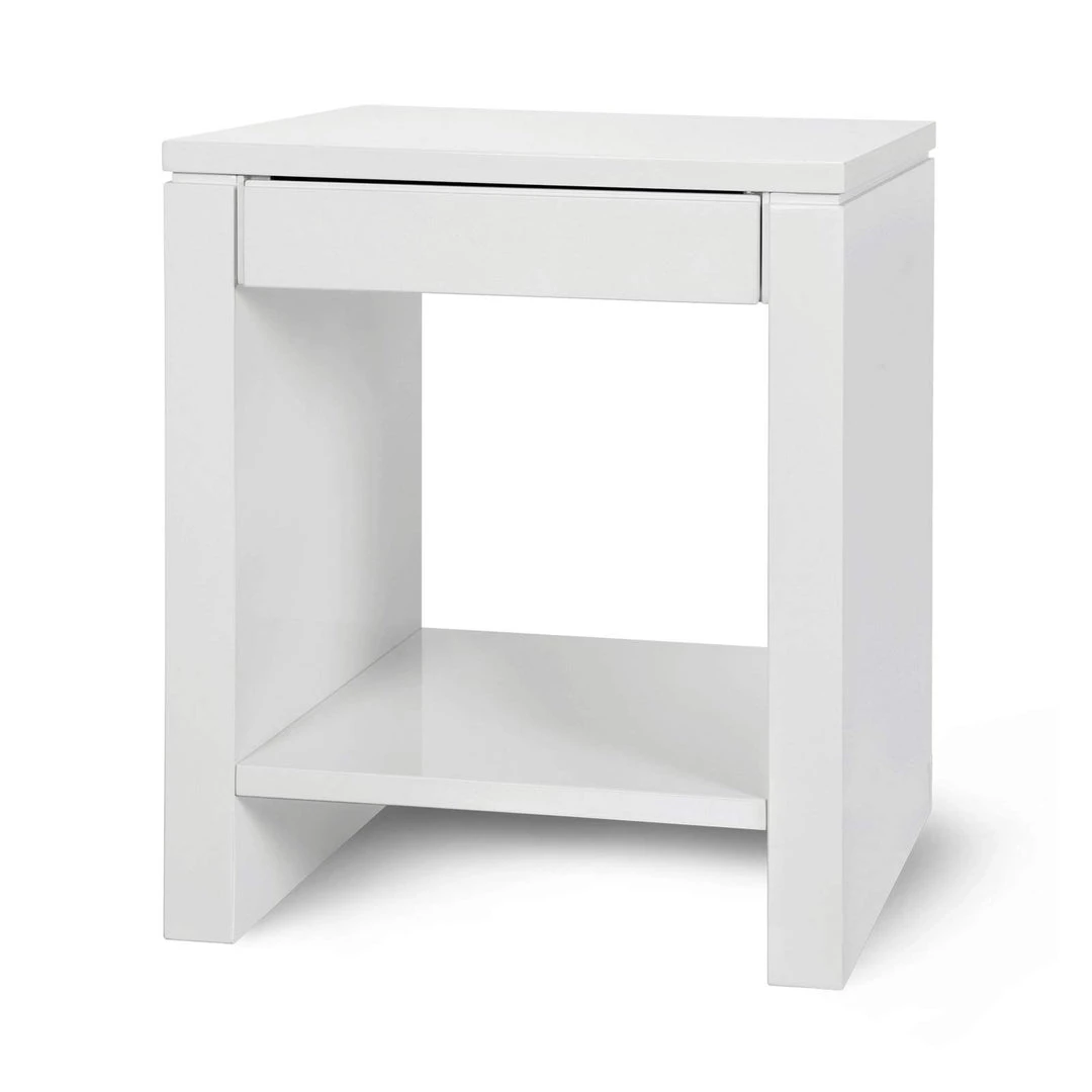 Bungalow 5 - Odom 1-Drawer Side Table In White
