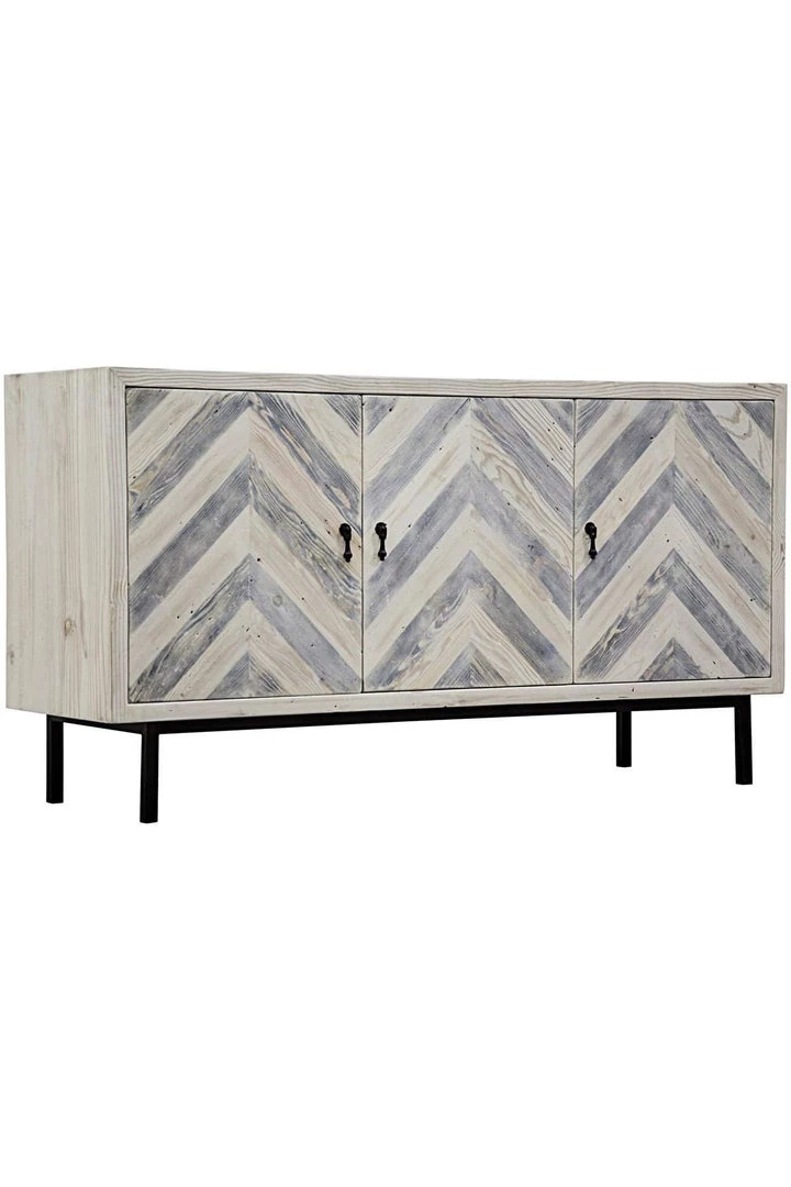 Cabinets CFC Furniture Chevron Sideboard, Small