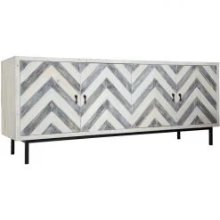 CFC Furniture Chevron Sideboard Cabinets