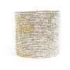 Ink + Alloy Jewelry Silver And Gold Stretch Bracelet