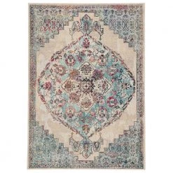 Jaipur Living Jaipur Peridot Rugs - Crème Brulee/Nile Blue