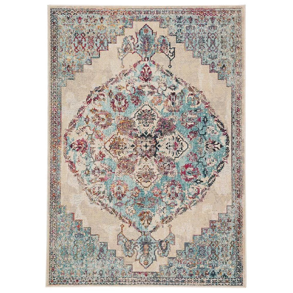 Jaipur Living Jaipur Peridot Rugs - Crème Brulee/Nile Blue