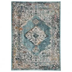 Jaipur Living Jaipur Peridot Rugs - Colonial Blue/White Swan