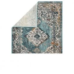 Jaipur Living Jaipur Peridot Rugs - Colonial Blue/White Swan