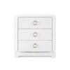 Bungalow 5 - Pavel 3-Drawer Side Table In White