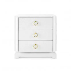 Bungalow 5 - Pavel 3-Drawer Side Table In White