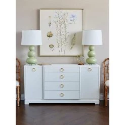 Bungalow 5 - Pavel 4-Drawer & 2-Door Cabinet In White