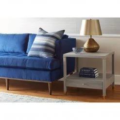 Bungalow 5 - Pascal 1-Drawer Side Table, Slate Blue
