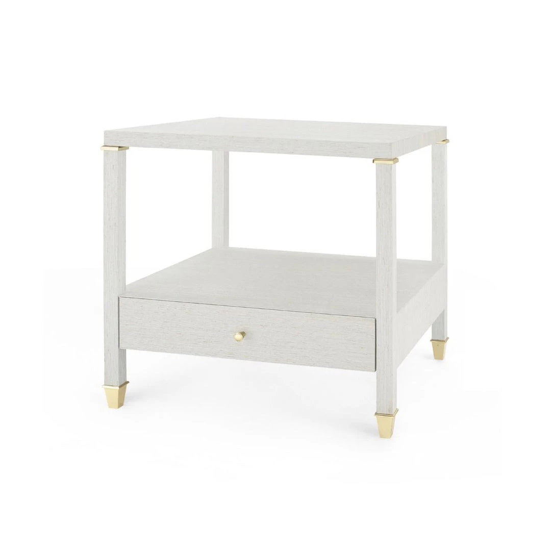 Bungalow 5 - Pascal 1-Drawer Side Table, Silver