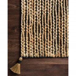 Loloi Rugs Justina Blakeney Playa Rug Collection - Ply-02 Black/Natural