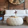 Cisco Brothers Pouf Round Ottoman - See All Sizes
