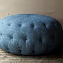 Cisco Brothers Pouf Round Ottoman - See All Sizes