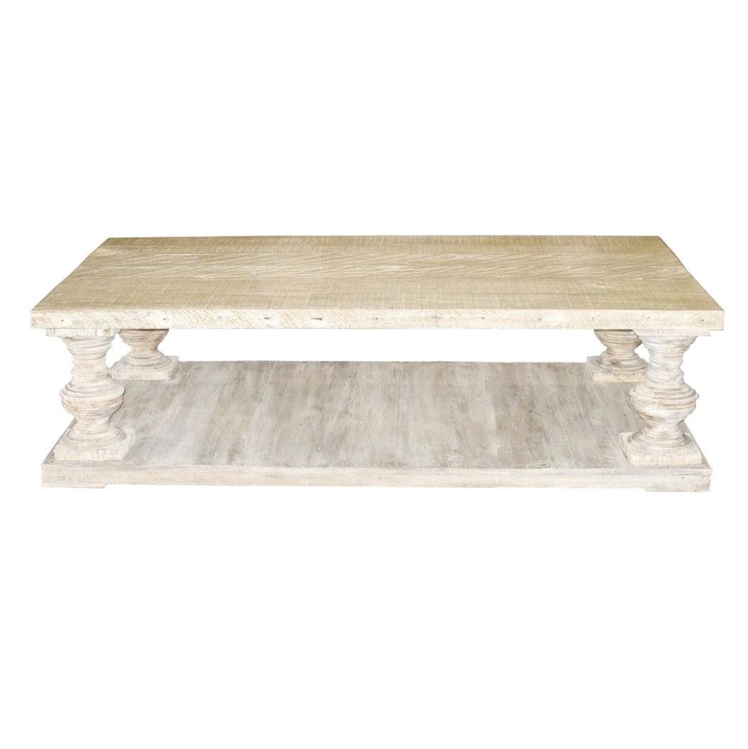 Coffee Tables CFC Furniture Reclaimed Lumber Coffee Table, 68"