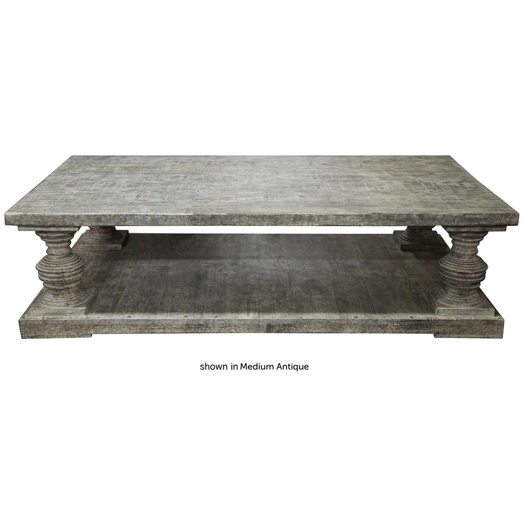 Coffee Tables CFC Furniture Reclaimed Lumber Coffee Table, 68"
