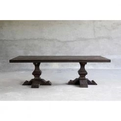 Organic Restoration Reclaimed Elm Dining Table 96