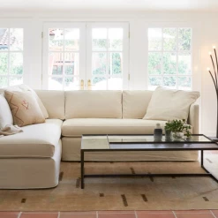 Cisco Brothers In Stock - Cisco Renata 2 Piece Sectional Essentials Logan Silver