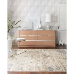 Loloi Rugs Revere Rugs By Loloi - REV-06 Ivory / Blue