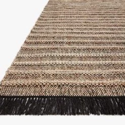 Loloi Rugs Justina Blakeney Rey Rug Collection - Rey-01 Camel/Black